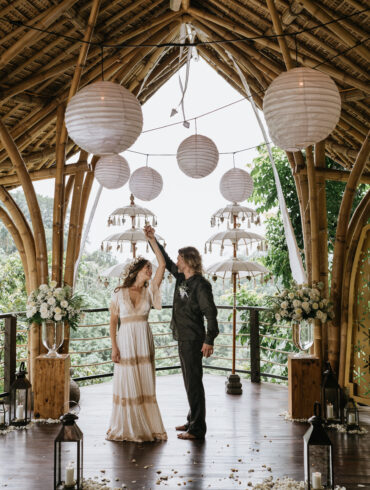 Introducing the Enchanting Puspaka Wedding Chapel, A Bamboo Masterpiece Amidst Ubud's Lush Forest