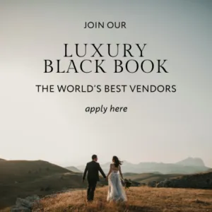 Join the luxury black book of wedding suppliers