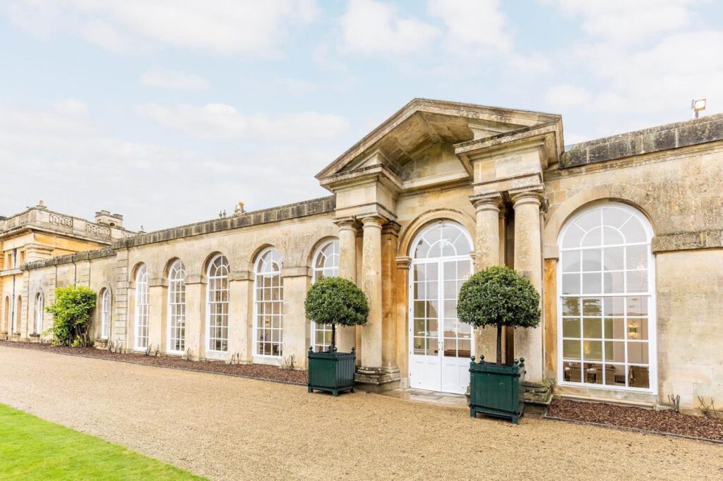 Bespoke Blenheim Wedding Ceremonies & Receptions Historic building with arched windows and columns