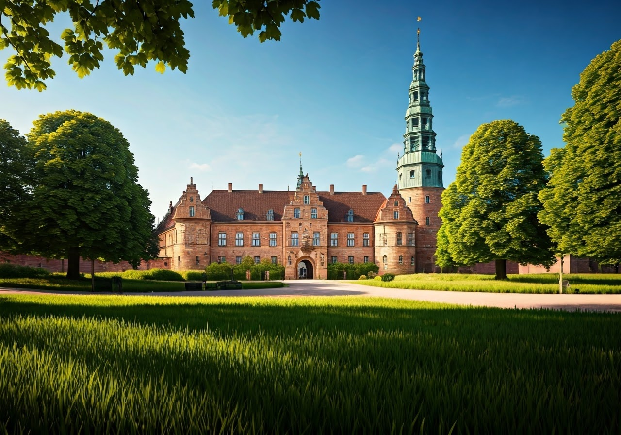 Essential Guide: Getting Married in Denmark from UK Historic Danish castle landscape