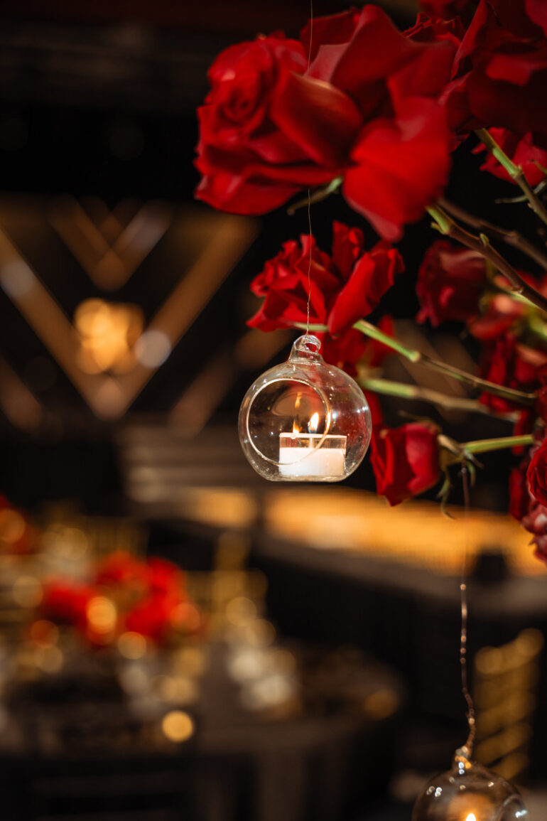 Elegance in Bloom: Dario Varsalona’s Magical Red Rose-Inspired Event