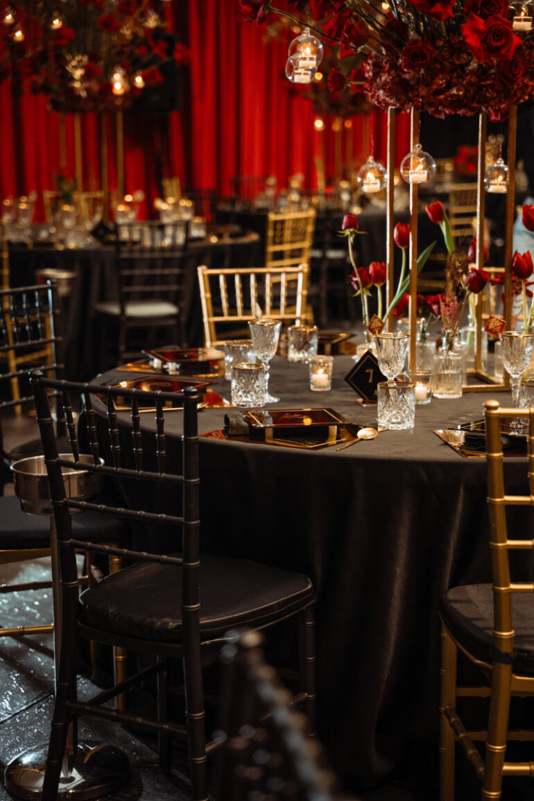 Elegance in Bloom: Dario Varsalona’s Magical Red Rose-Inspired Event