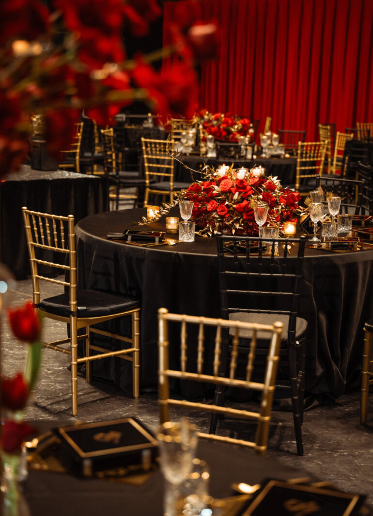 Elegance in Bloom: Dario Varsalona’s Magical Red Rose-Inspired Event