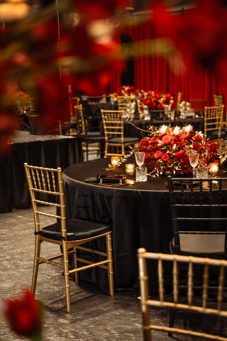 Elegance in Bloom: Dario Varsalona’s Magical Red Rose-Inspired Event