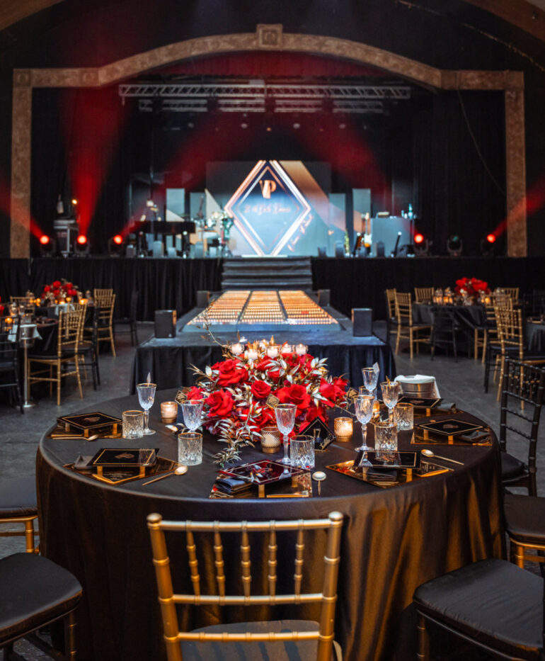 Elegance in Bloom: Dario Varsalona’s Magical Red Rose-Inspired Event