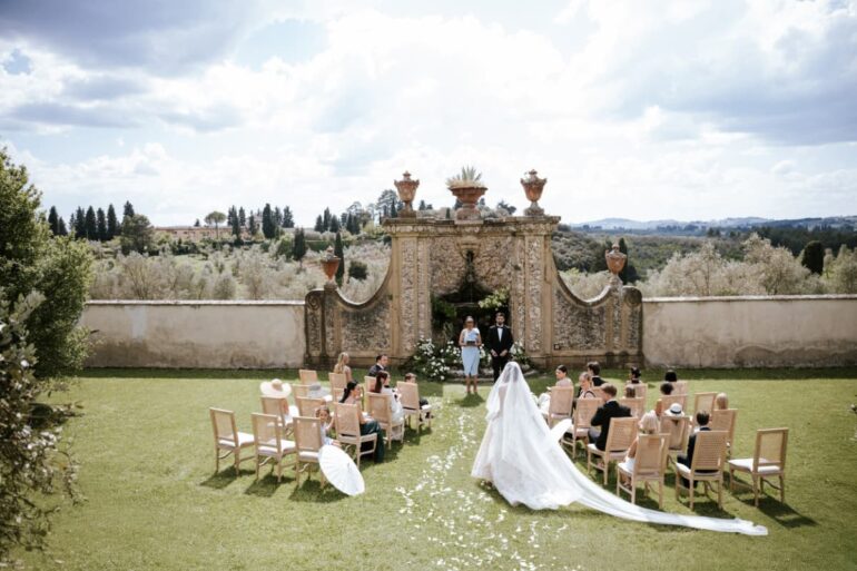 Florence Reverie: Garden Vows, Cold Martinis, and Golden Light