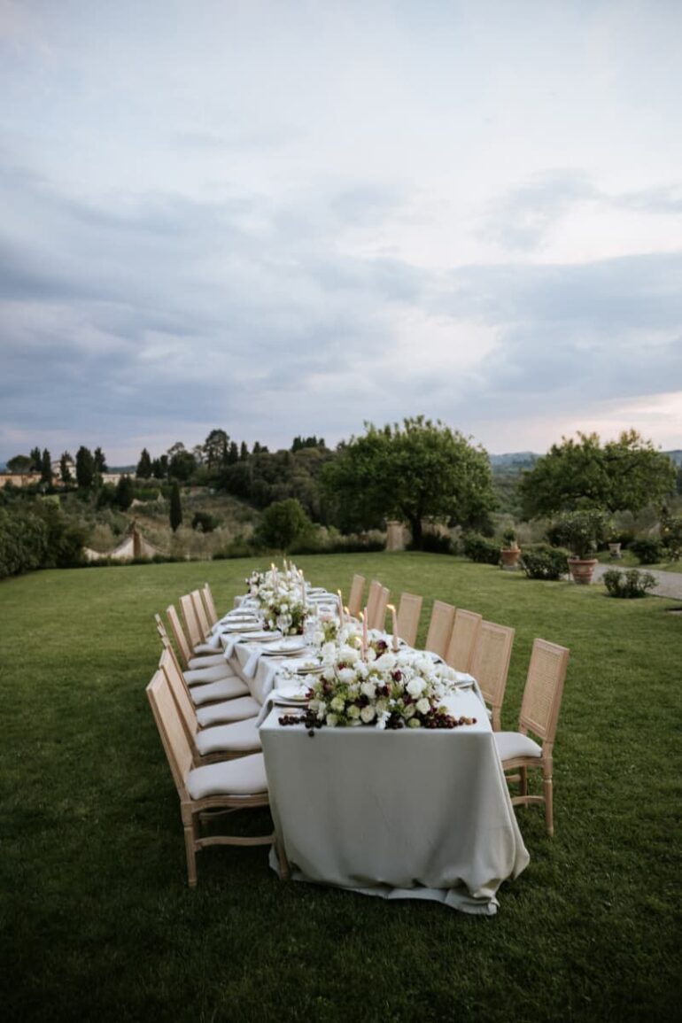 Florence Reverie: Garden Vows, Cold Martinis, and Golden Light