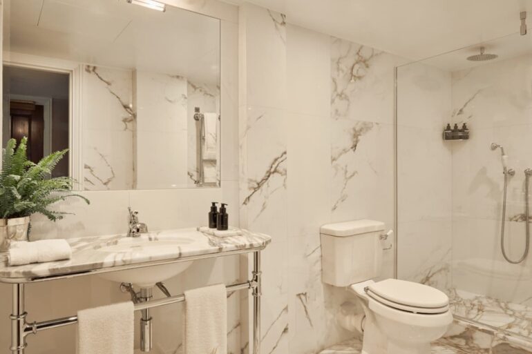 Park Facing Deluxe King Twin Bathroom