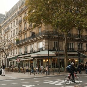 Paris, A Couple in Motion - Giuseppe Suma