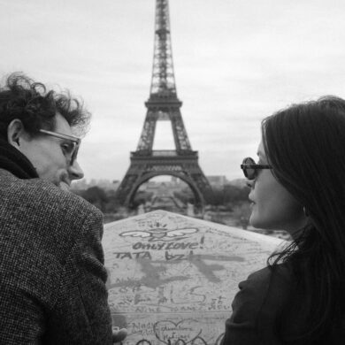Paris, A Couple in Motion - Giuseppe Suma