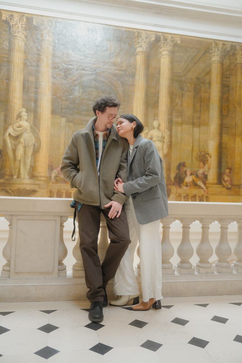 Paris, A Couple in Motion - Giuseppe Suma
