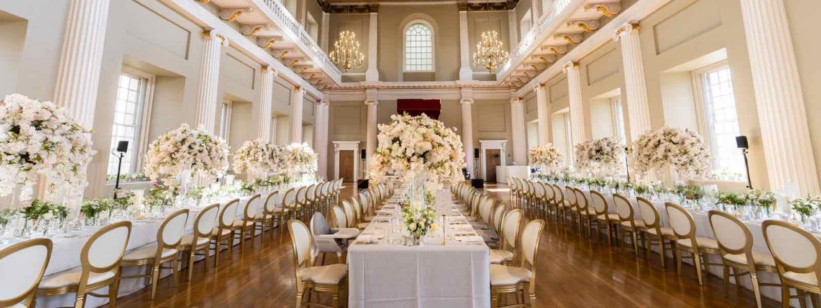 Banqueting House wedding venue, Whitehall, London