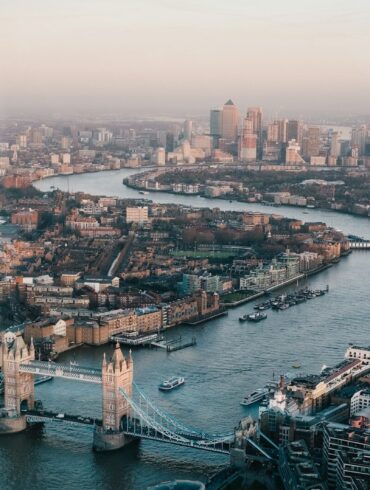 aerial photography of London skyline during daytime