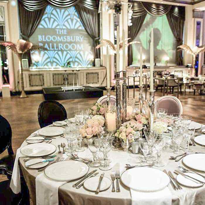 The Bloomsbury Ballroom wedding venue, Victoria House, London