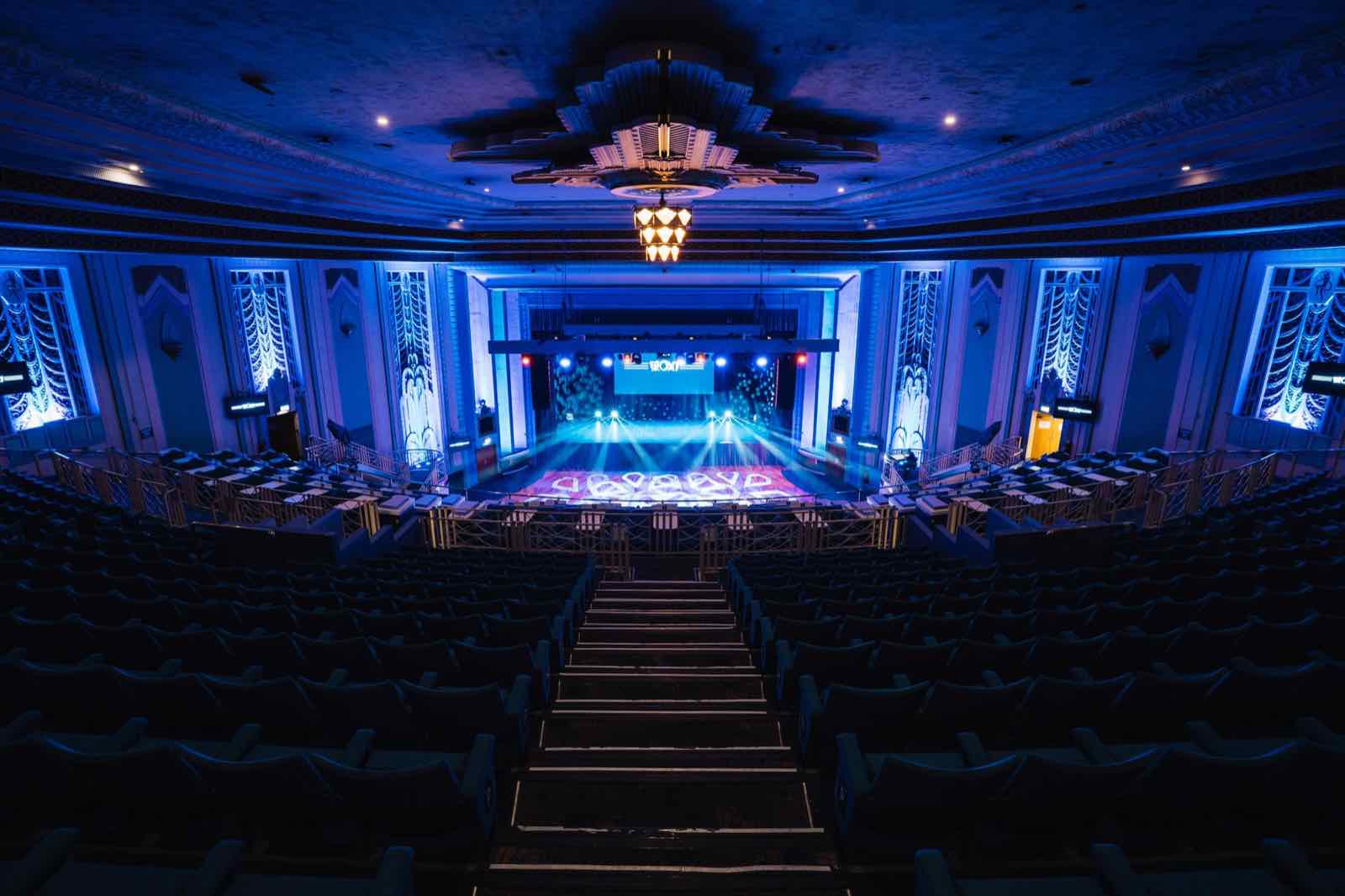 The Grand Hall at Troxy wedding venue, Limehouse, London