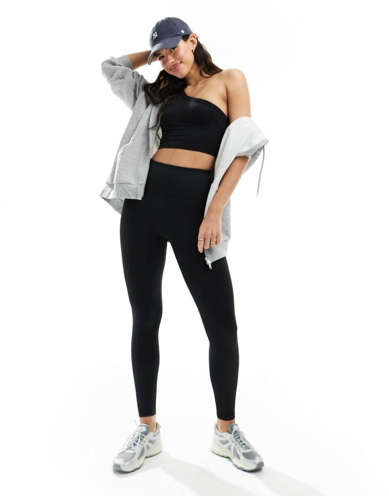 4505 Icon high waist soft touch yoga legging in black