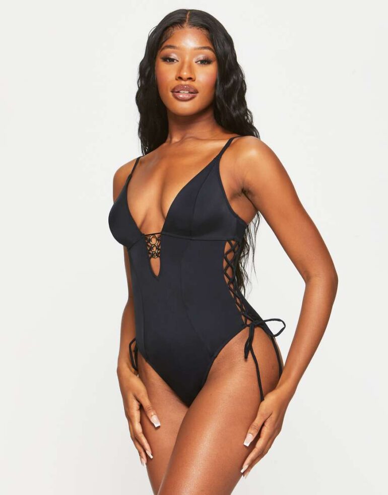 Ann Summers Miami dreams soft swimsuit in black