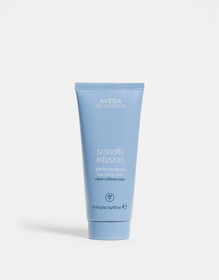 Aveda Smooth Infusion Perfectly Sleek Blow Heating Cream Travel Size 40ml-No colour