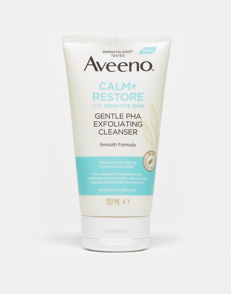 Aveeno Face Calm+Restore Exfoliator 150ml-No colour