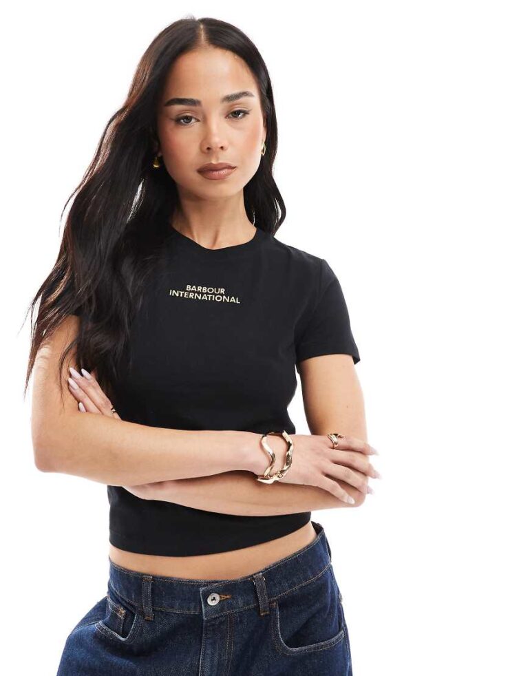 Barbour International Estella t-shirt in black