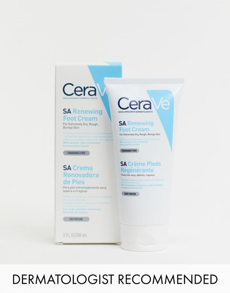 CeraVe SA Renewing Foot Cream 88ml-No colour