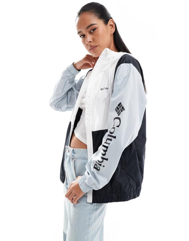Columbia Basin ii jacket in white-Blue