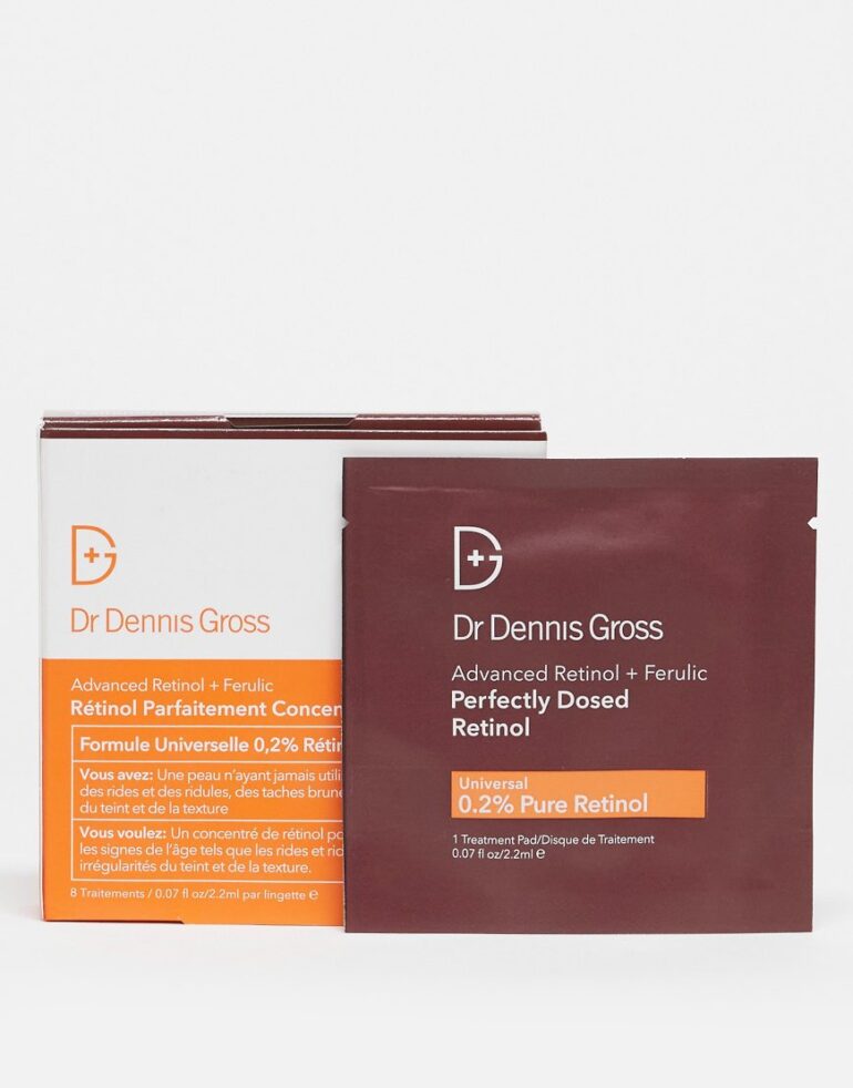 Dr Dennis Gross Advanced Retinol + Ferulic 0.02% Retinol Pads x8-No colour
