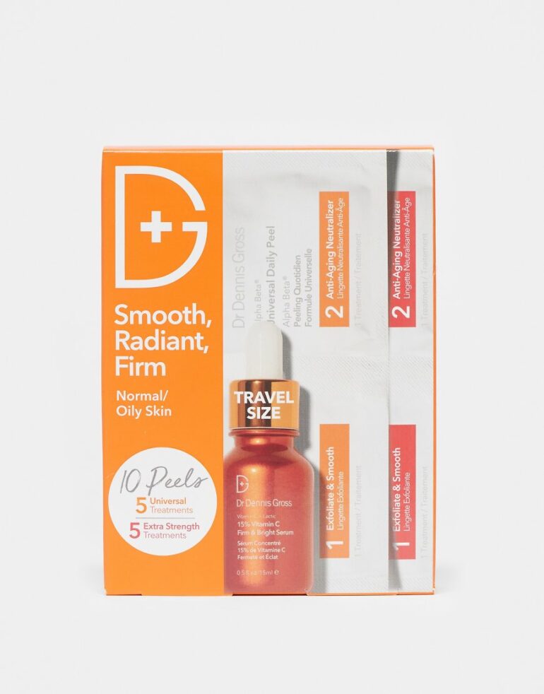 Dr Dennis Gross Smooth Oily Skin Radiant and Firm Kit-No colour