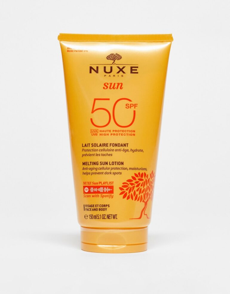 NUXE Sun Melting Sun Lotion High Protection for Face and Body SPF 50 150ml-No colour