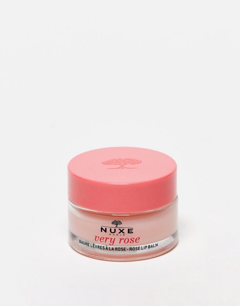 NUXE Very Rose Beautifying and Moisturising Lip Balm-No colour
