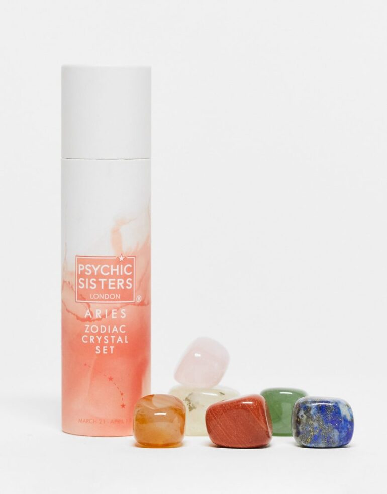 Psychic Sisters Zodiac Aries Crystal Collection-No colour
