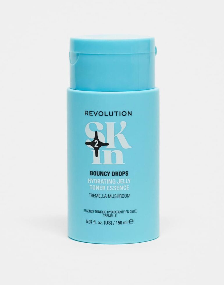 Revolution Skin Bouncy Drops Tremella Mushroom Hydrating Jelly Toner Essence 150ml-No colour