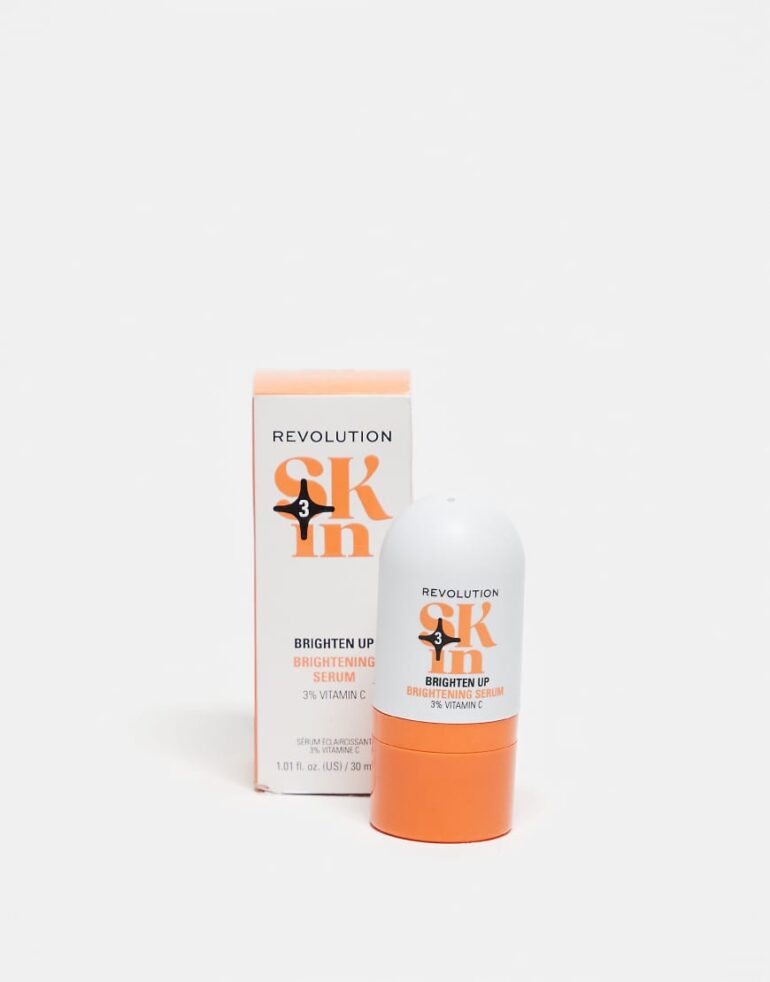 Revolution Skin Brighten Up 3% Vitamin C Brightening Serum 30ml-No colour