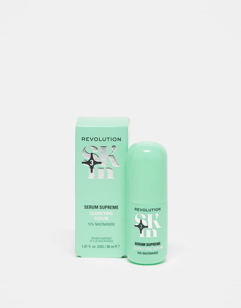 Revolution Skin Clear Canvas 5% Niacinamide & 2% Salicylic Acid Clarifying Serum 30ml-No colour