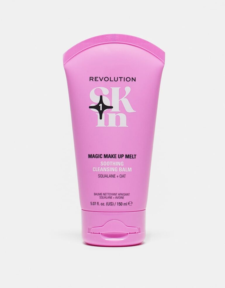 Revolution Skin Magic Make Up Melt Squalane & Oat Soothing Cleansing Balm 150ml-No colour