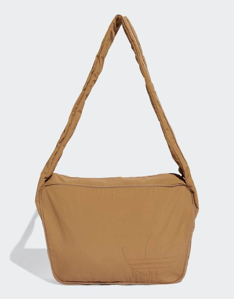 adidas Originals Crossbody bowling bag in cardboard-Brown