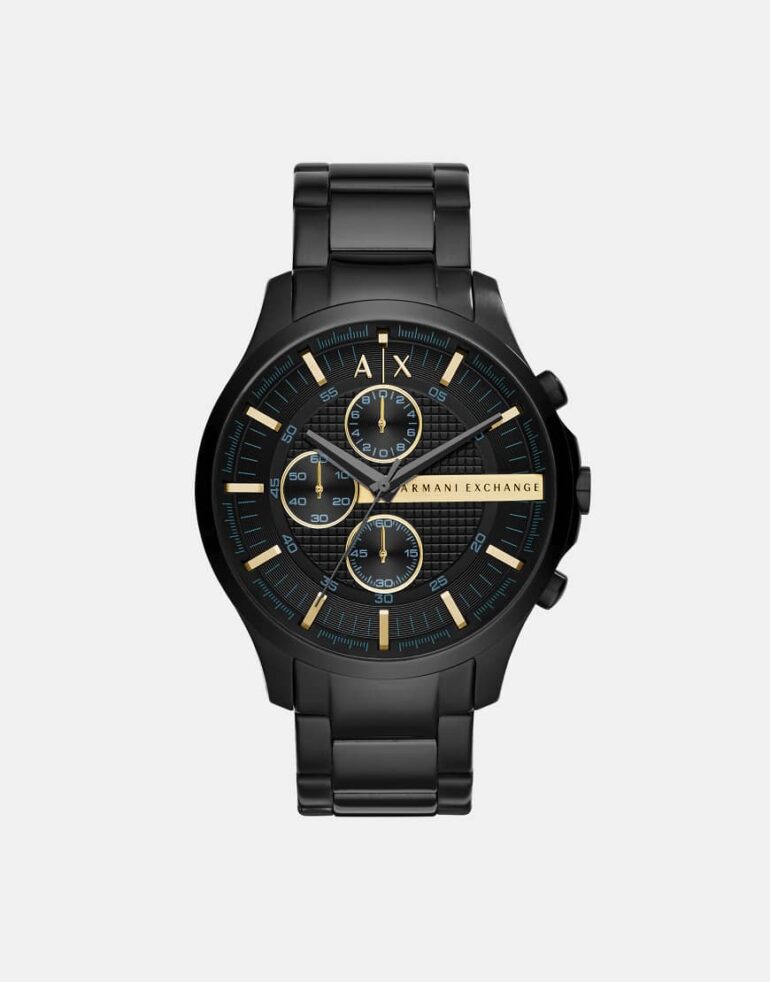 Armani Exchange AX2164 Chronograph Bracelet Watch In Black