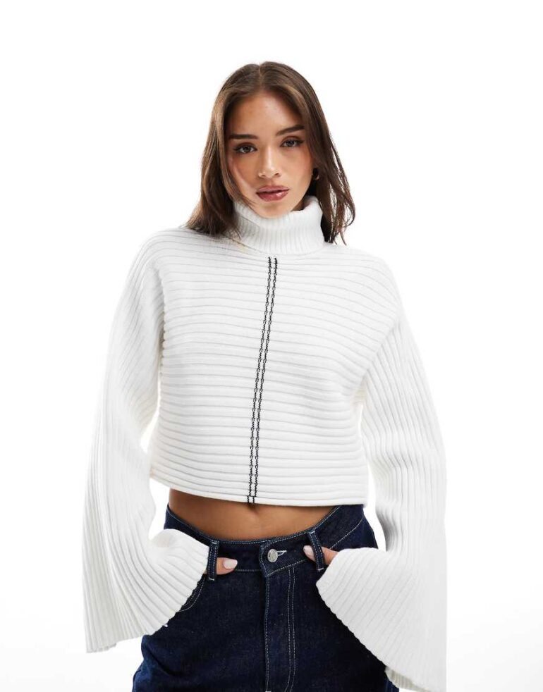 Barbour International Serova Knitted Jumper-White
