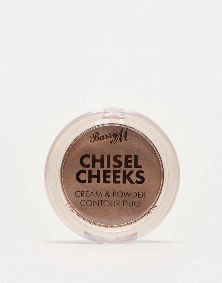 Barry M Chisel Cheeks Cream & Powder Contour Duo - Medium-Neutral