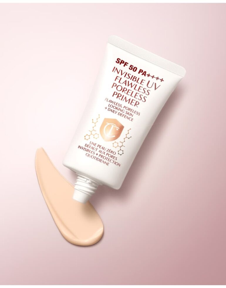 Charlotte Tilbury Invisible UV Flawless Poreless Primer 60ml-No colour