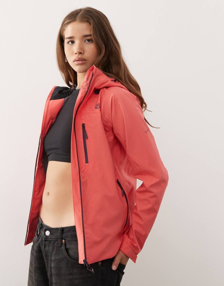 Dare 2b Women's Torrek II Waterproof Jacket in Peach-Pink