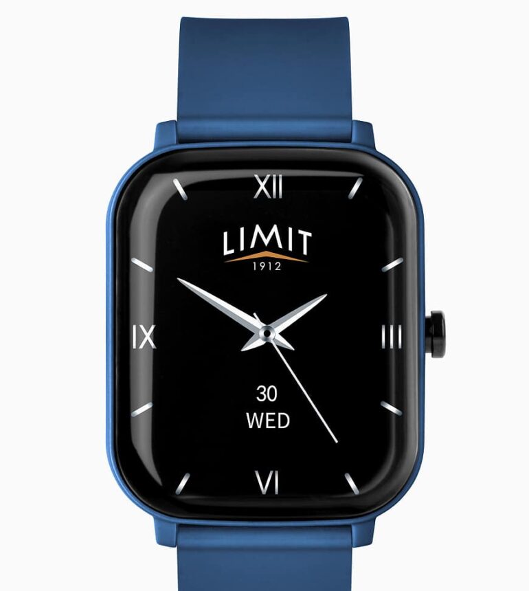 Limit 37mm square smart watch watch in blue