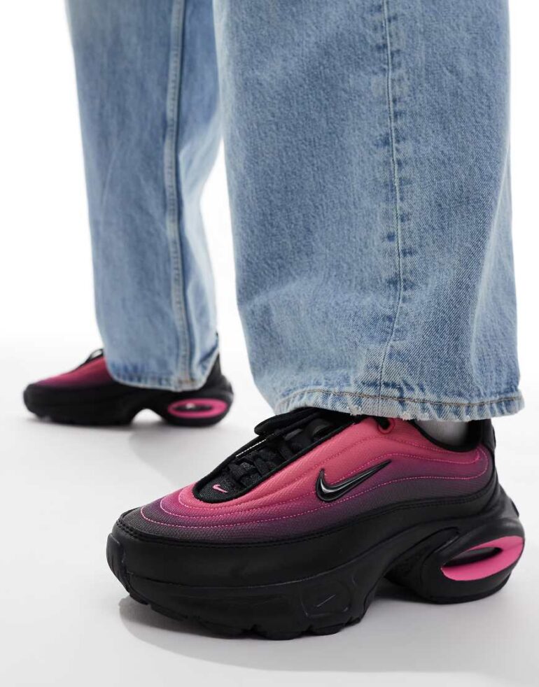 Nike Air Max Portal trainers black and pink