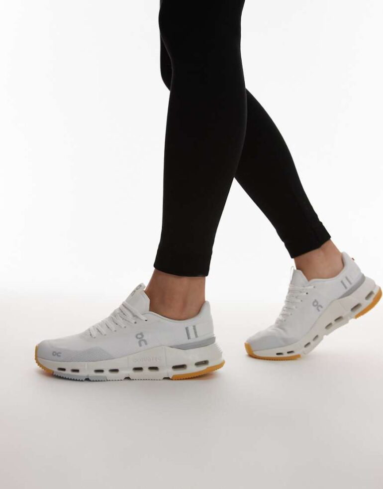 ON Cloudnova Form 2 all day trainers in all white