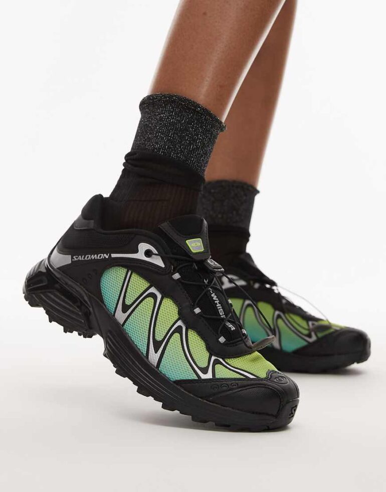 Salomon XT-Whisper trainers in black and multi