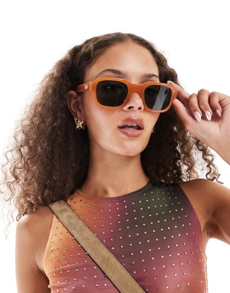 Vans 66 sunglasses in brown tan