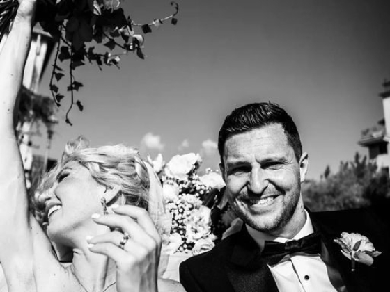 Wedding In Yellow Vintage