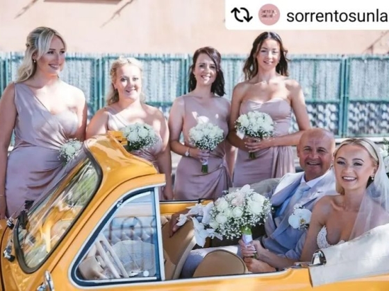 Wedding In Yellow Vintage