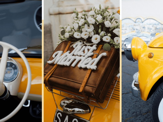 Wedding In Yellow Vintage