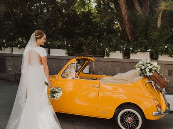 Wedding In Yellow Vintage